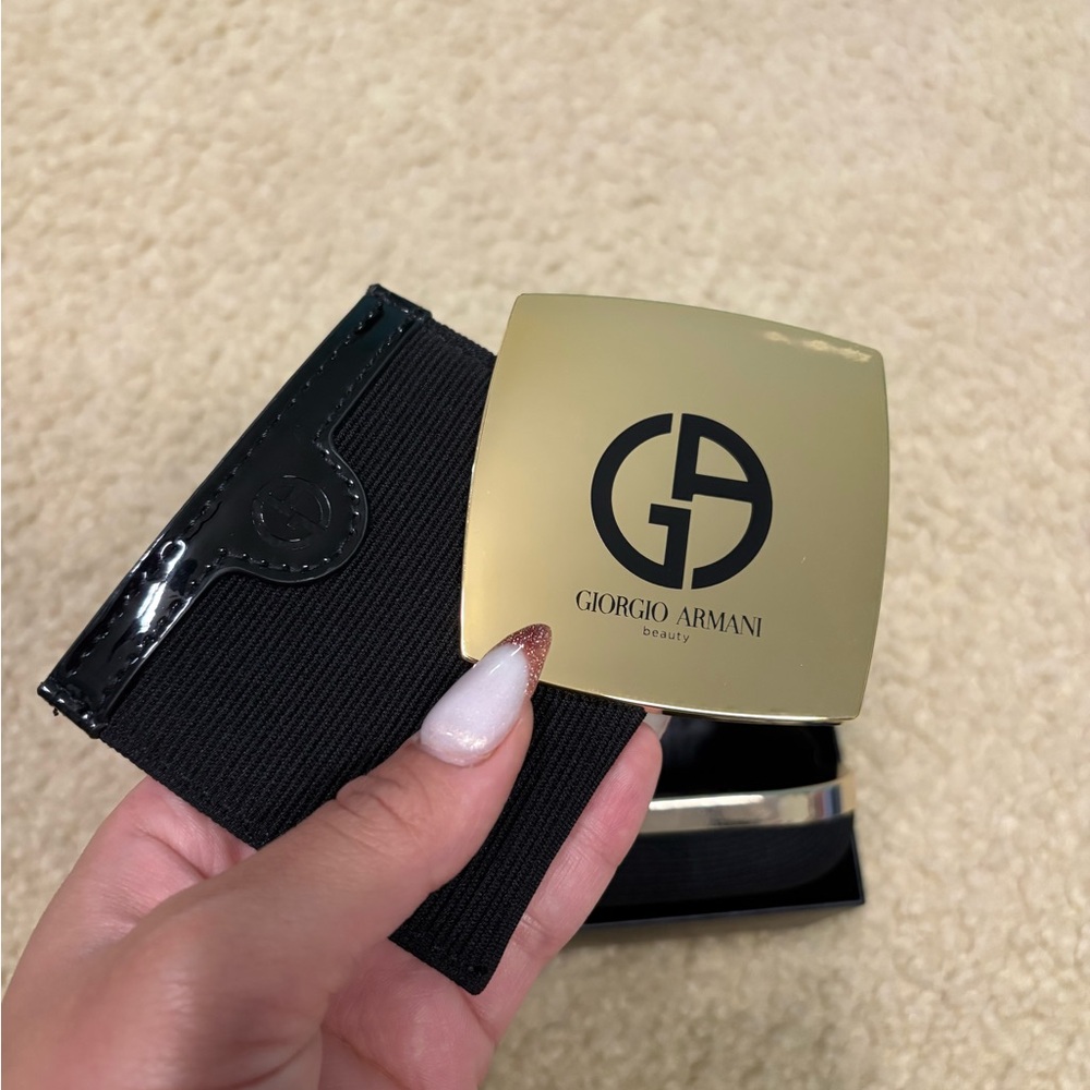Giorgio Armani Textured Black Evening Bag - Picture 4 of 5